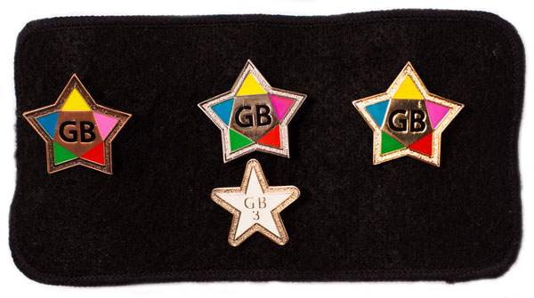 armband with explorers badges