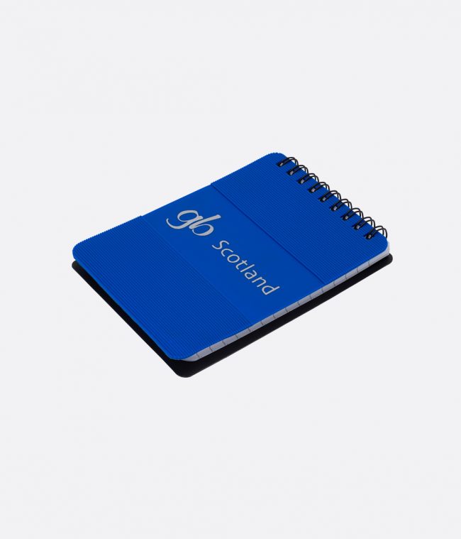 silicon notepad blue