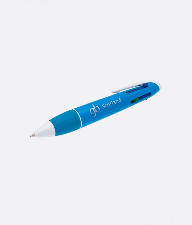 four colour pen blue